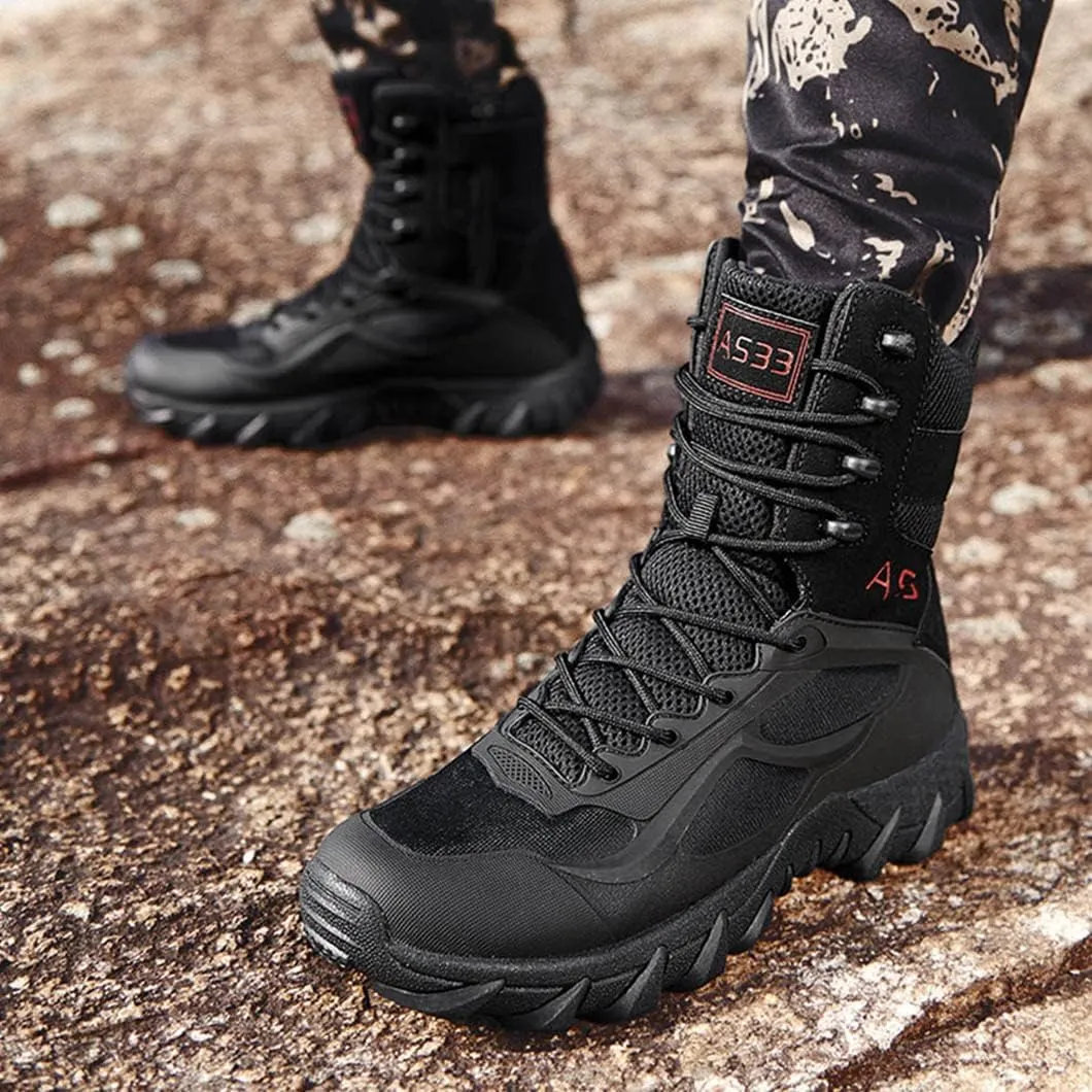 Men's Tactical Boots Military Work Boots Desert Combat Outdoor Boots for Hiking Motorcycle Climbing