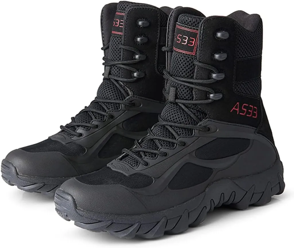 Men's Tactical Boots Military Work Boots Desert Combat Outdoor Boots for Hiking Motorcycle Climbing