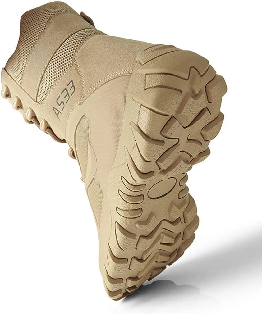 Men's Tactical Boots Military Work Boots Desert Combat Outdoor Boots for Hiking Motorcycle Climbing