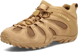 Merrell Men's Chameleon 8 Stretch Tactical Work Shoes, Waterproof Nubuck & Mesh Upper Ultra-Lightweight Hiking Combat Boots