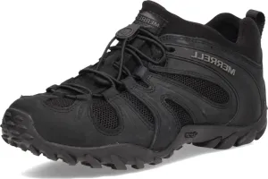 Merrell Men's Chameleon 8 Stretch Tactical Work Shoes, Waterproof Nubuck & Mesh Upper Ultra-Lightweight Hiking Combat Boots