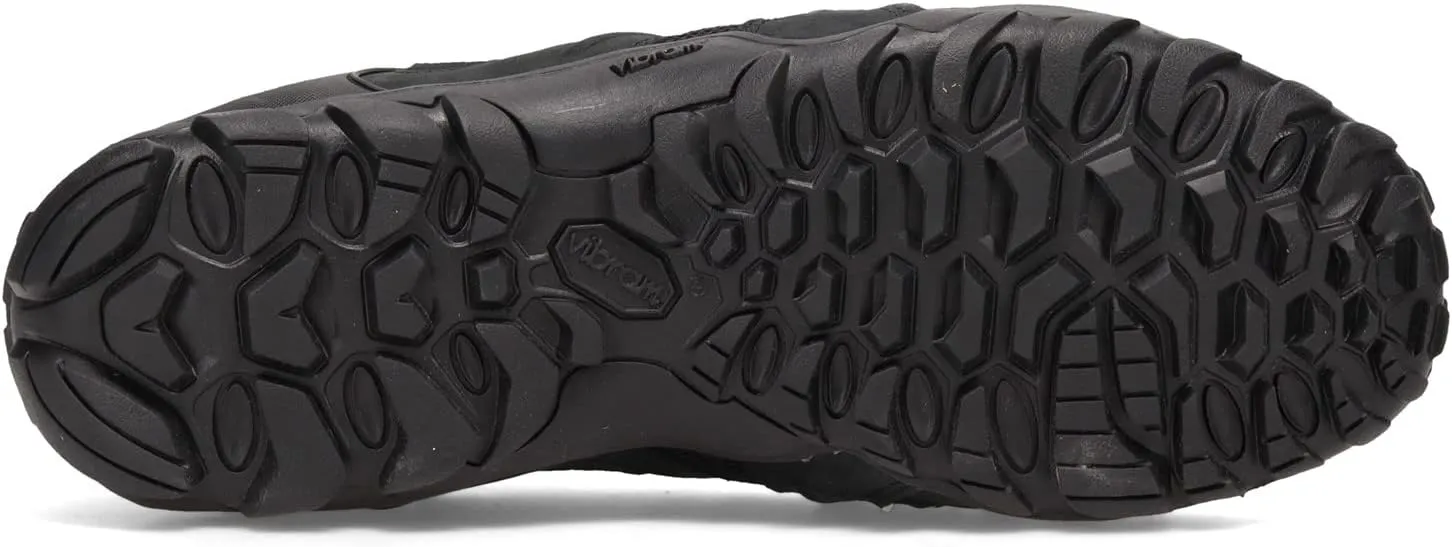 Merrell Men's Chameleon 8 Stretch Tactical Work Shoes, Waterproof Nubuck & Mesh Upper Ultra-Lightweight Hiking Combat Boots
