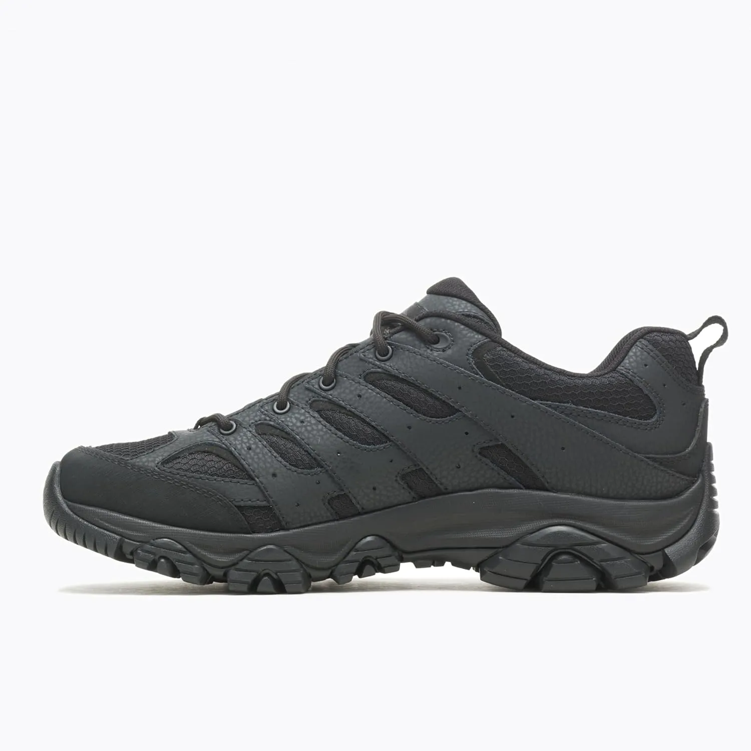 Merrell Men’s Moab 3 Tactical Industrial Shoes, Waterproof Coated Leather & Mesh Upper Combat Outdoor Work Boots