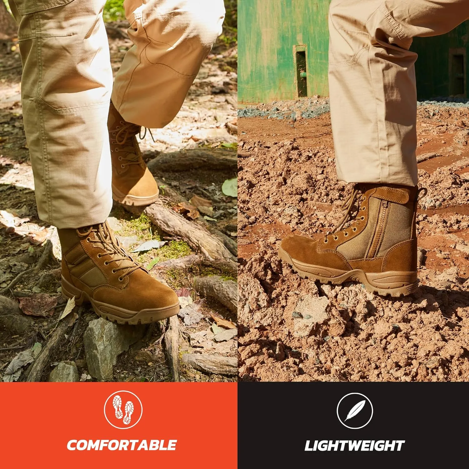 Military Tactical Work Boots for Hiking Motorcycling EMS EMT and Combat Outdoors