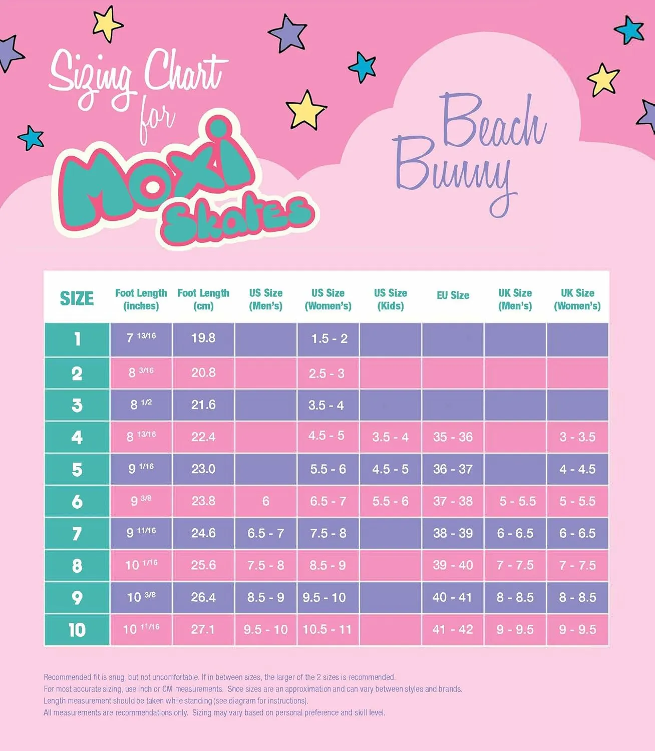 Moxi Beach Bunny Roller Skates - Fashionable Womens Roller Skates