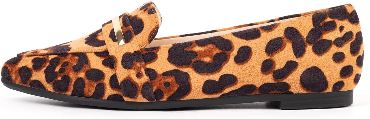 MUSSHOE Flats Shoes Women Pointed Toe Womens Flats Loafers