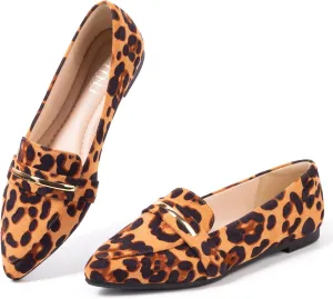 MUSSHOE Flats Shoes Women Pointed Toe Womens Flats Loafers