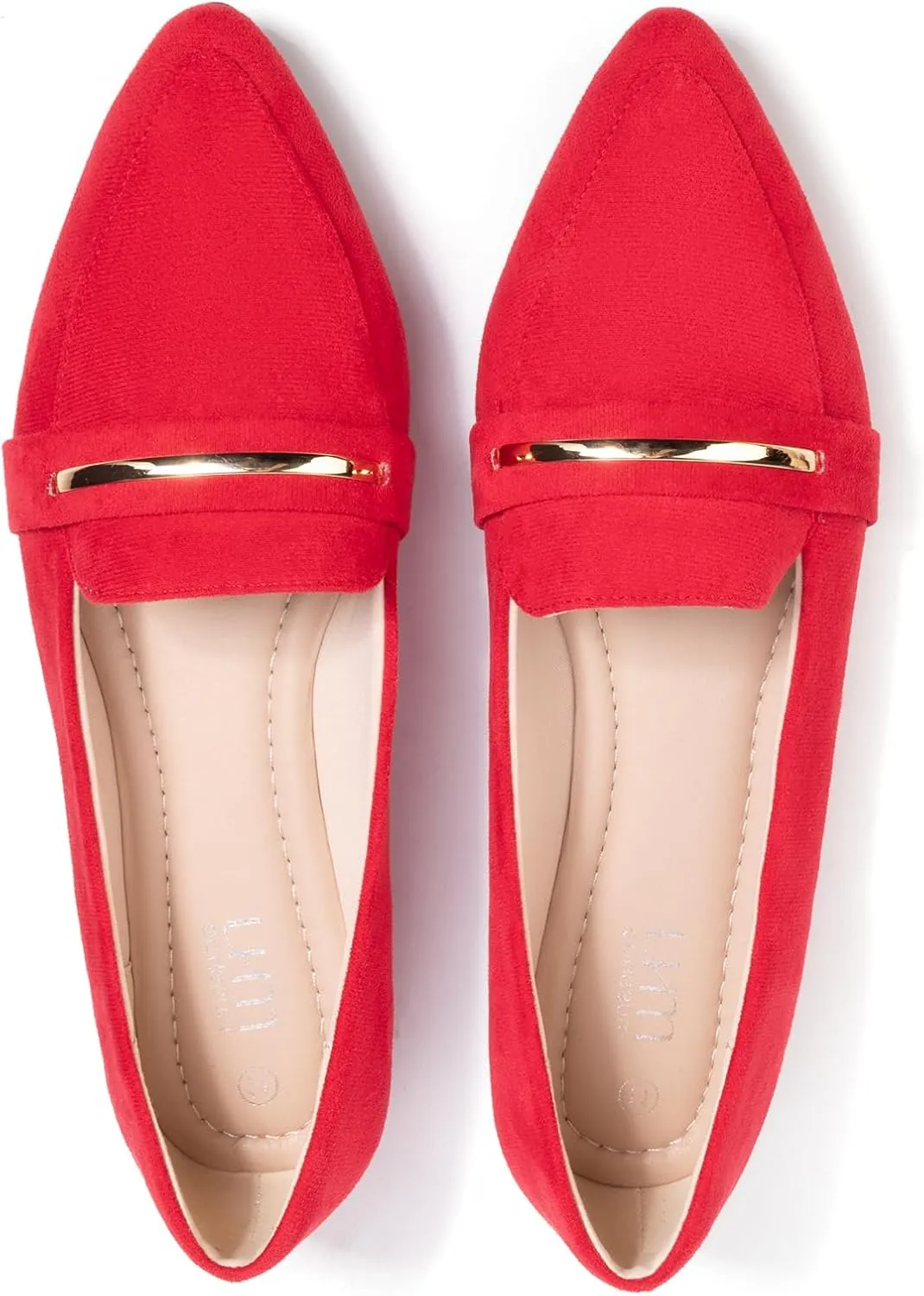 MUSSHOE Flats Shoes Women Pointed Toe Womens Flats Loafers