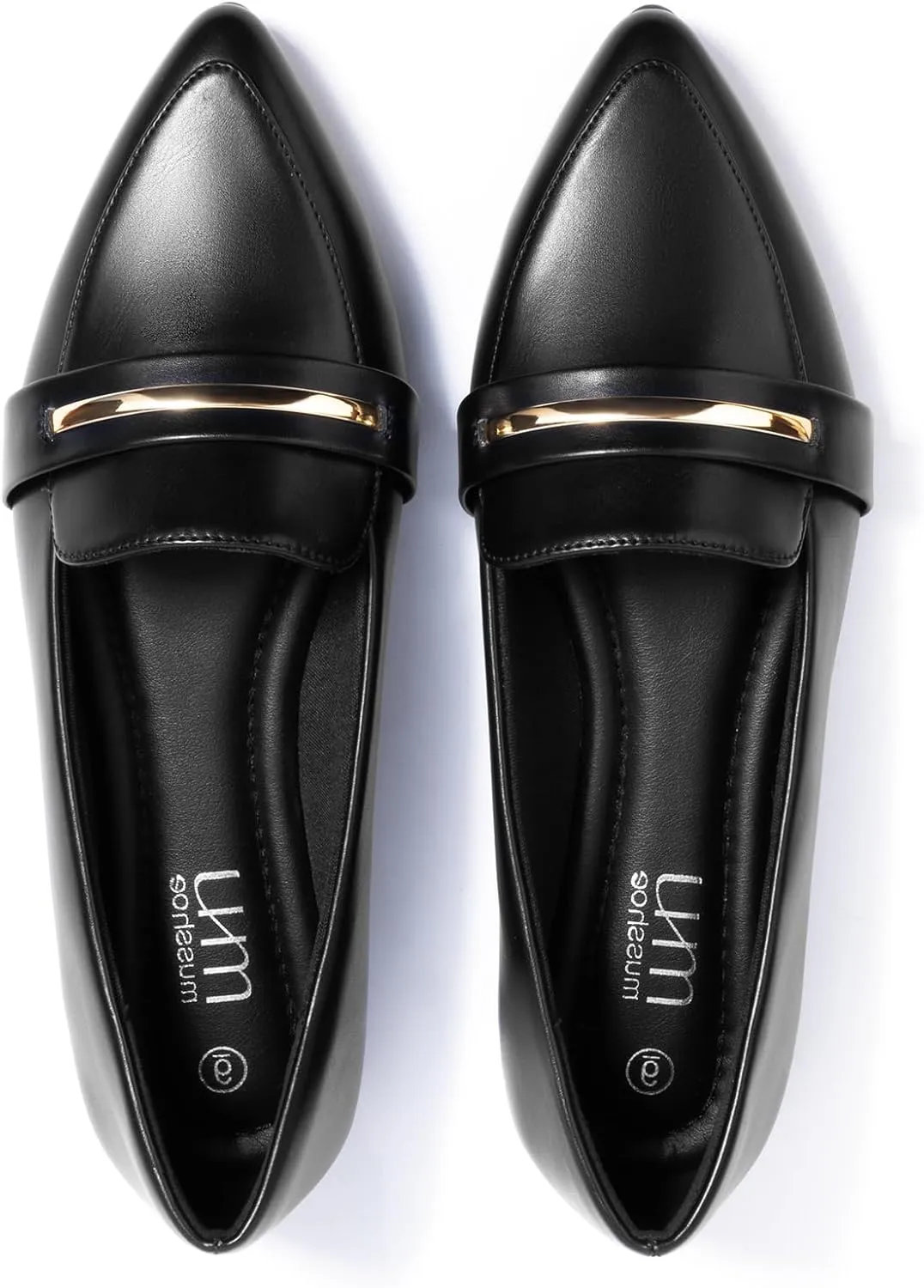 MUSSHOE Flats Shoes Women Pointed Toe Womens Flats Loafers
