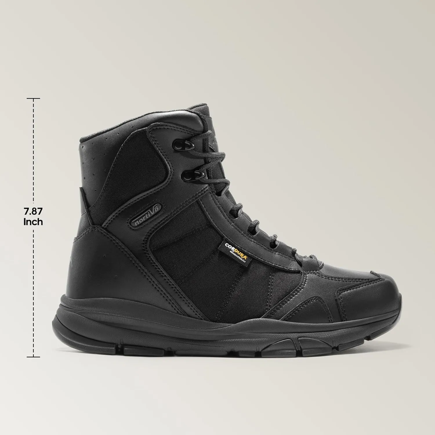 NORTIV 8 Men's Lightweight Military Tactical Work Boots Outdoor Hiking Motorcycle Combat Boots