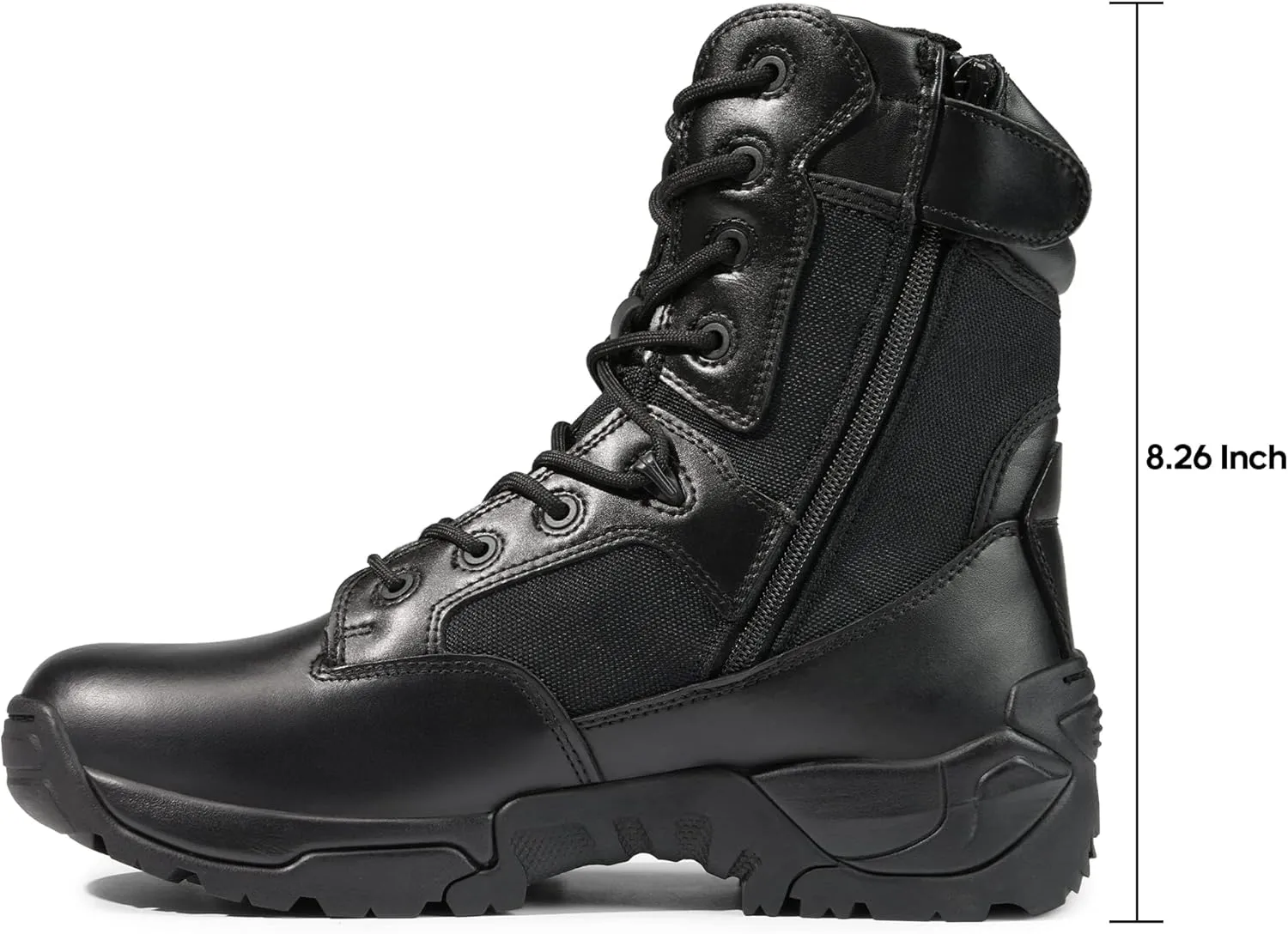 NORTIV 8 Men's Military Tactical Work Boots Hiking Motorcycle Combat Boots Response