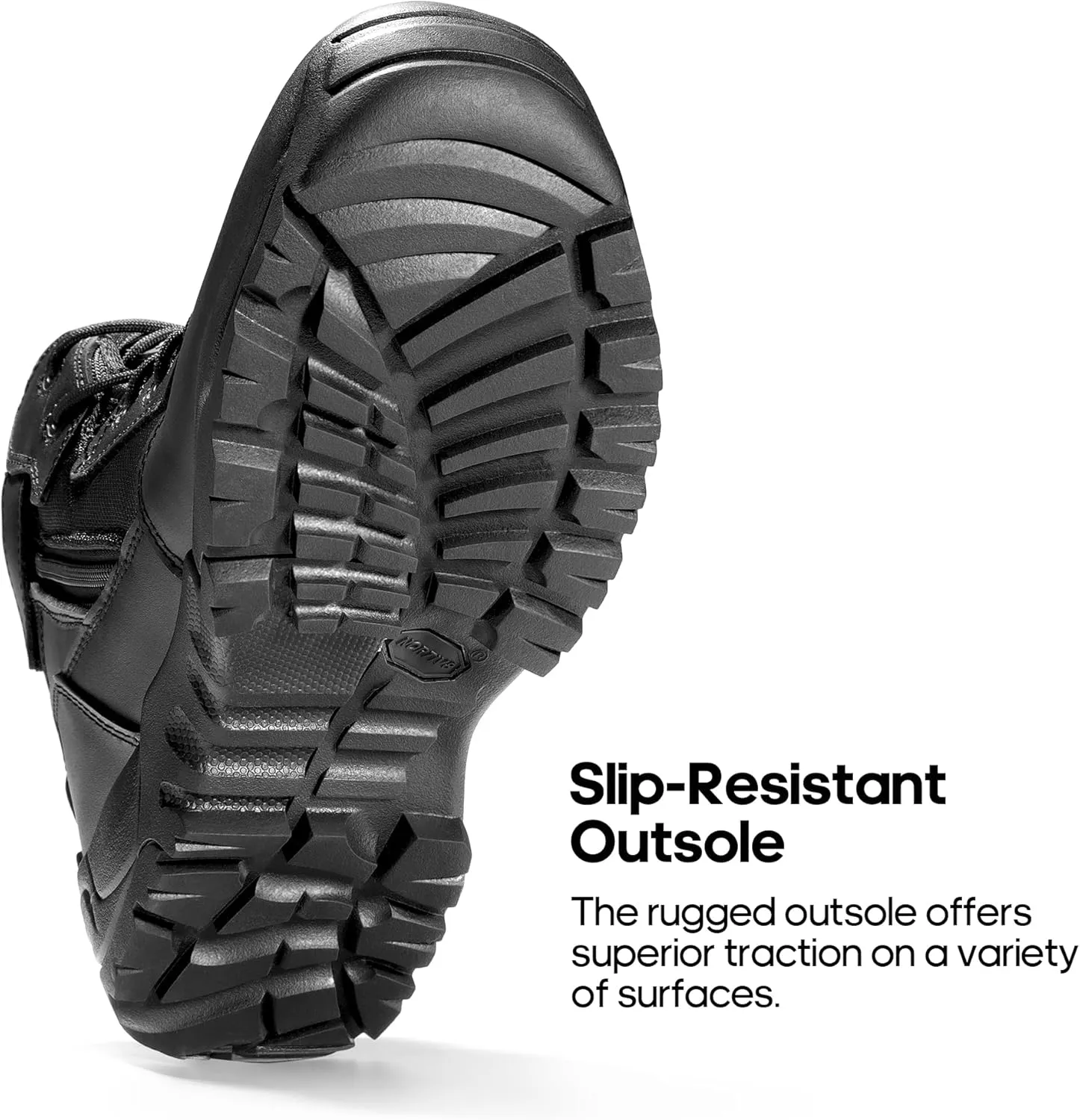 NORTIV 8 Men's Military Tactical Work Boots Hiking Motorcycle Combat Boots Response