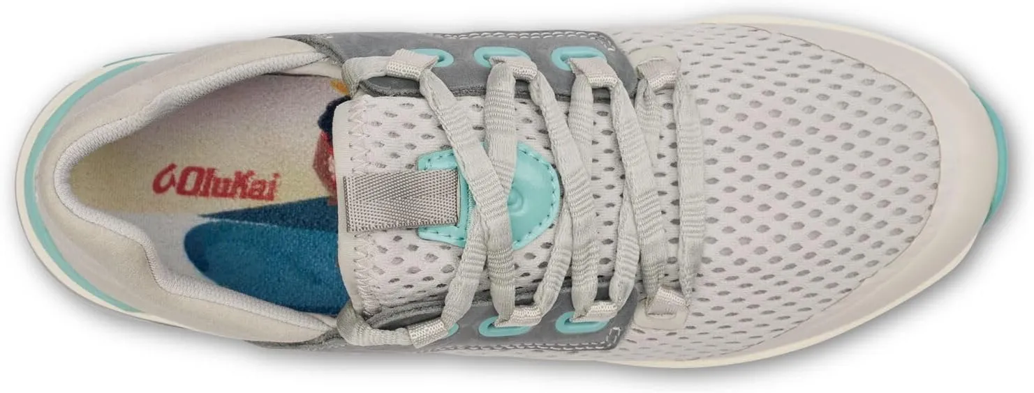 OLUKAI Wailuku Women's Athletic Sneakers, Lightweight & Breathable Mesh, Comfort Fit & Wet Grip Rubber Soles, All-Day Comfort & Supportive