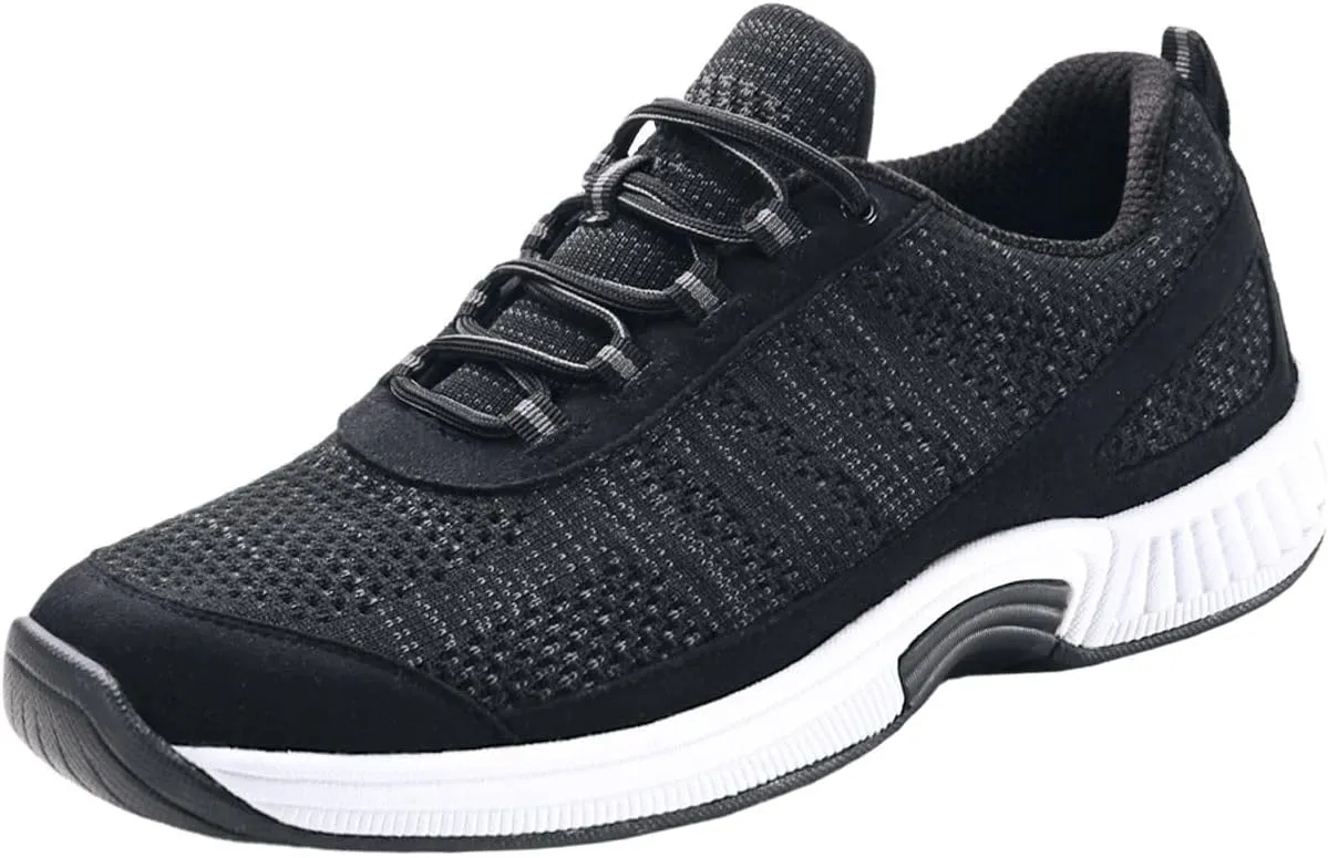 Orthofeet Men's Orthopedic Knit Lava Sneakers