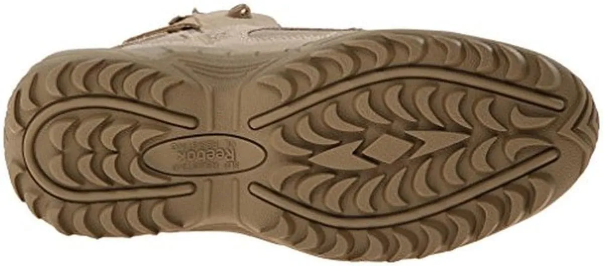 Reebok Work Men's Rapid Response RB Safety Toe 6" Stealth Boot with Side Zipper Military & Tactical