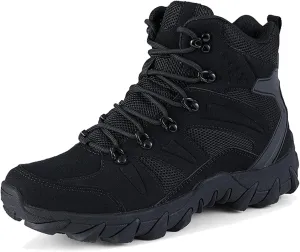 Renyqatt Men's Military Tactical Boots Combat Boots 6 Inches Lightweight Work Army Side Zipper Motorcycle Boot