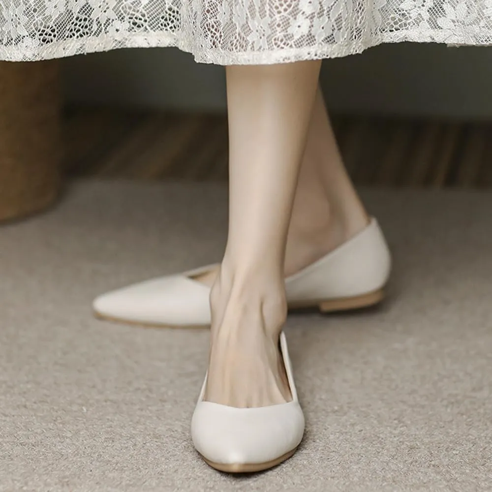 Rojeam Womens Flats Shoes Portable Pumps Ballet Flat Slip-on Ballerina Pumps Shoes Ladies Loafers