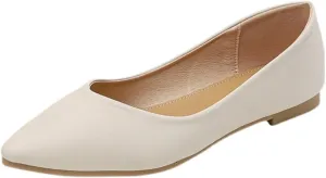 Rojeam Womens Flats Shoes Portable Pumps Ballet Flat Slip-on Ballerina Pumps Shoes Ladies Loafers