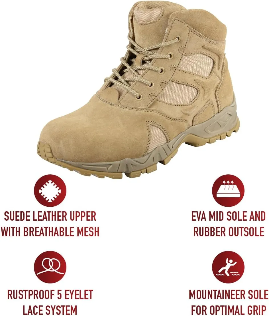 Rothco 6'' Forced Entry Desert Tan Boot