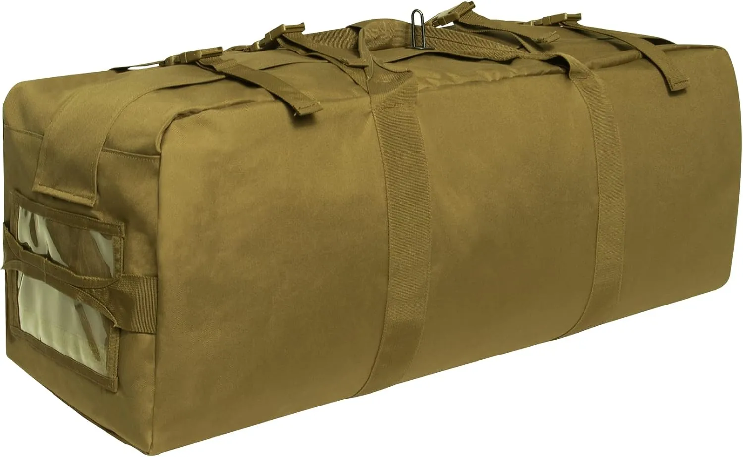 Rothco Enhanced Duffle Bag – 76L Capacity for Heavy-Duty Use and Versatile Travel – Coyote Brown