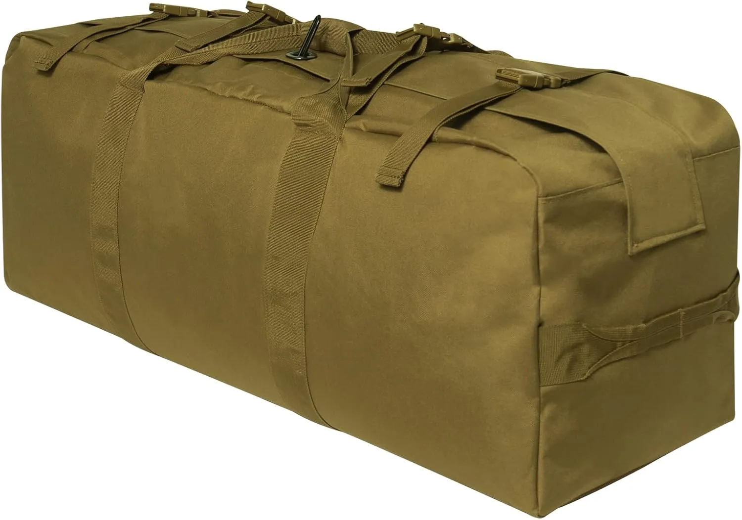 Rothco Enhanced Duffle Bag – 76L Capacity for Heavy-Duty Use and Versatile Travel – Coyote Brown
