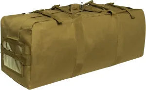 Rothco Enhanced Duffle Bag – 76L Capacity for Heavy-Duty Use and Versatile Travel – Coyote Brown
