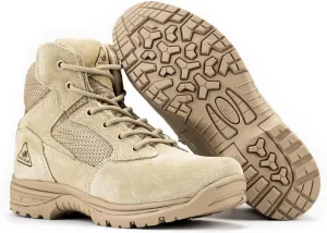 RYNO GEAR 6" Coolmax Tactical Combat Breathable Side Zip Boots