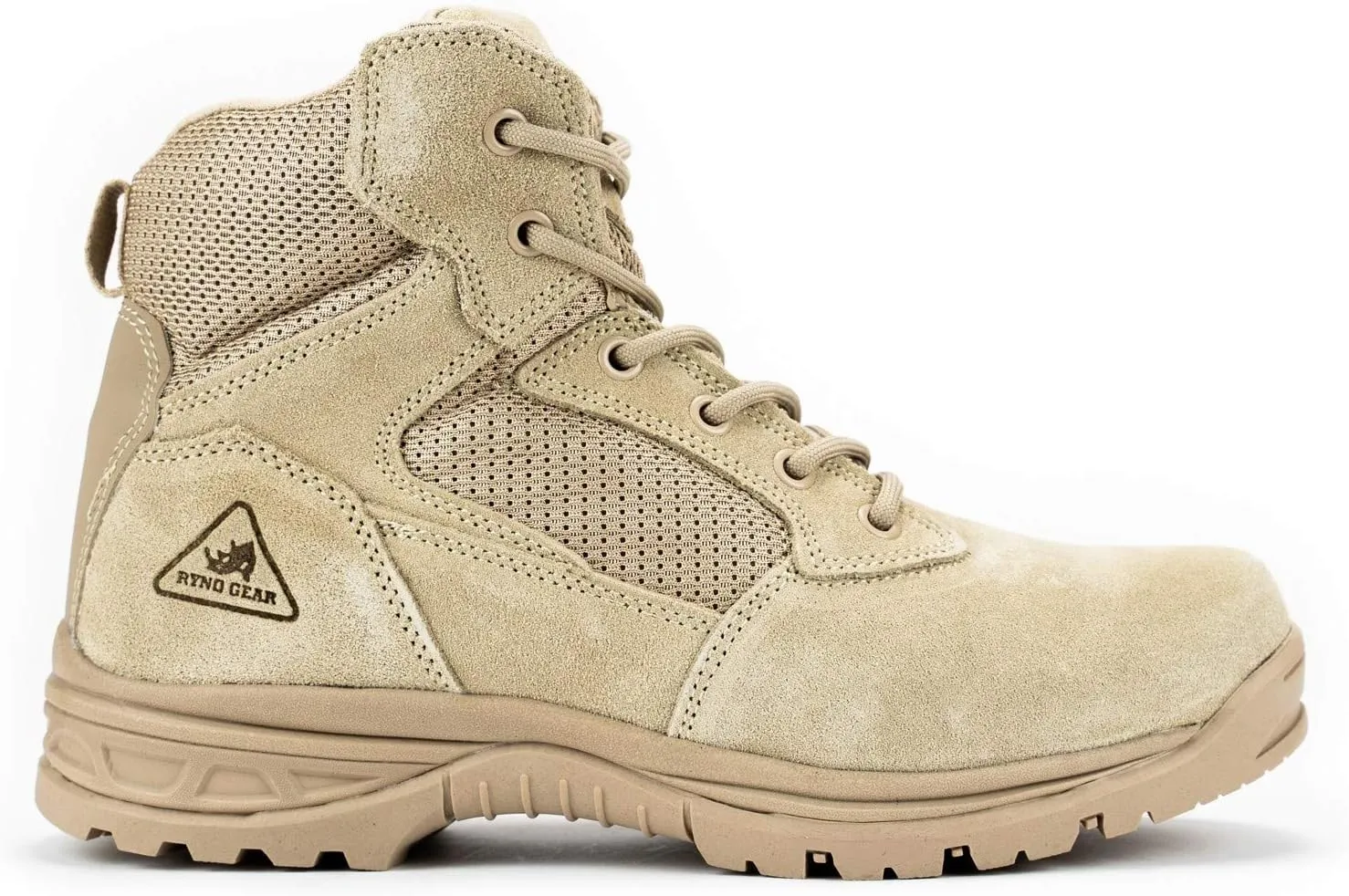 RYNO GEAR 6" Coolmax Tactical Combat Breathable Side Zip Boots