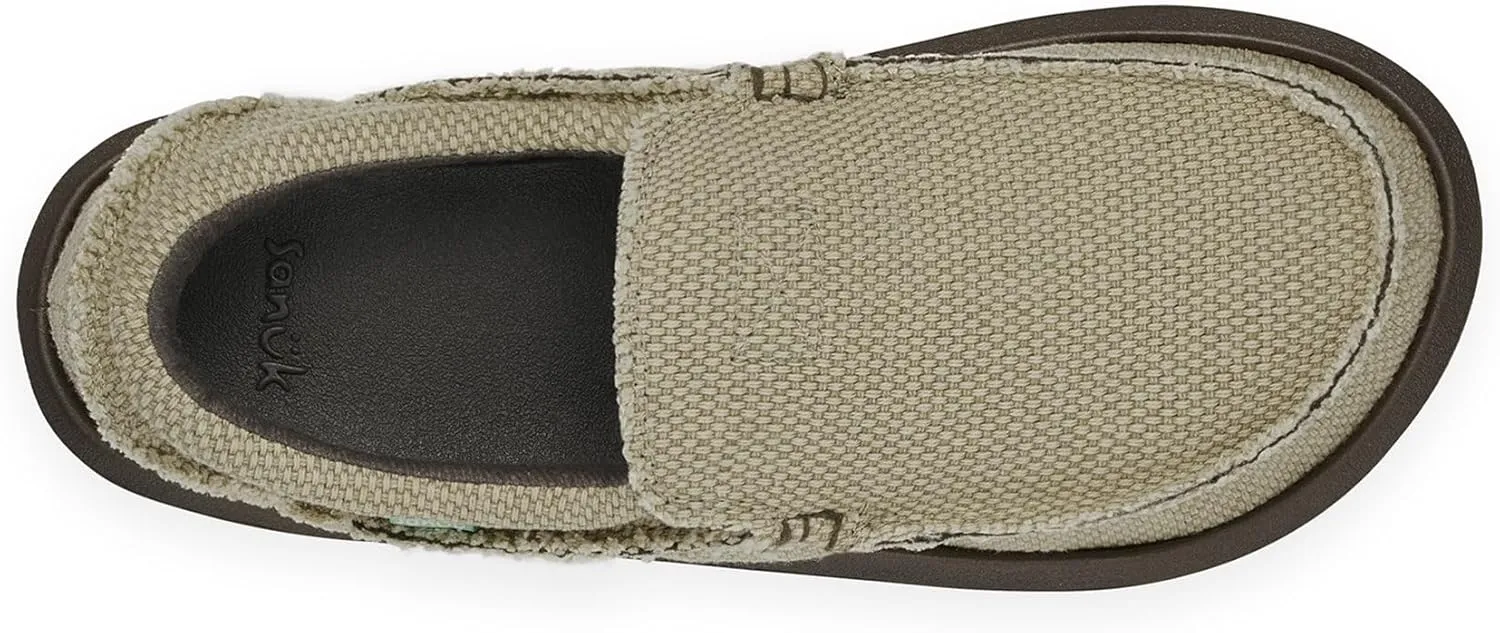 Sanuk Mens Original Chiba Loafers for Men | Mens Shoes | Slip On Shoes for Men | Big & Tall Sizes 8-18 Available | Comfort Foam Footbed