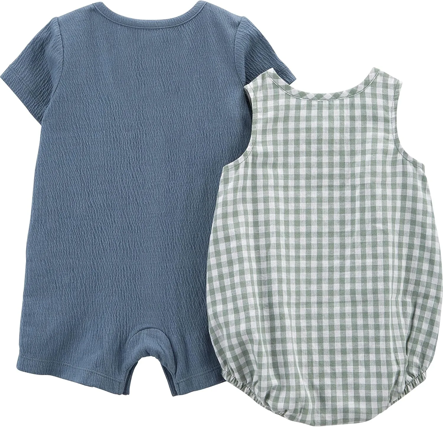 Simple Joys by Carter's baby-boys Button Rompers, Pack of 2