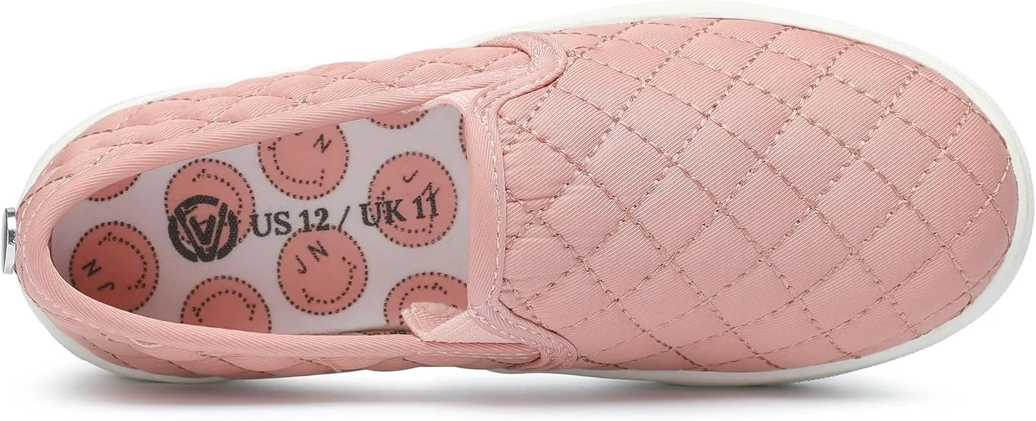 Sneakers for Girls Slip On Shoes Little/Big Kid Comfort Low Top Fashion Tennis/Walking Casual Sneakers for Kids