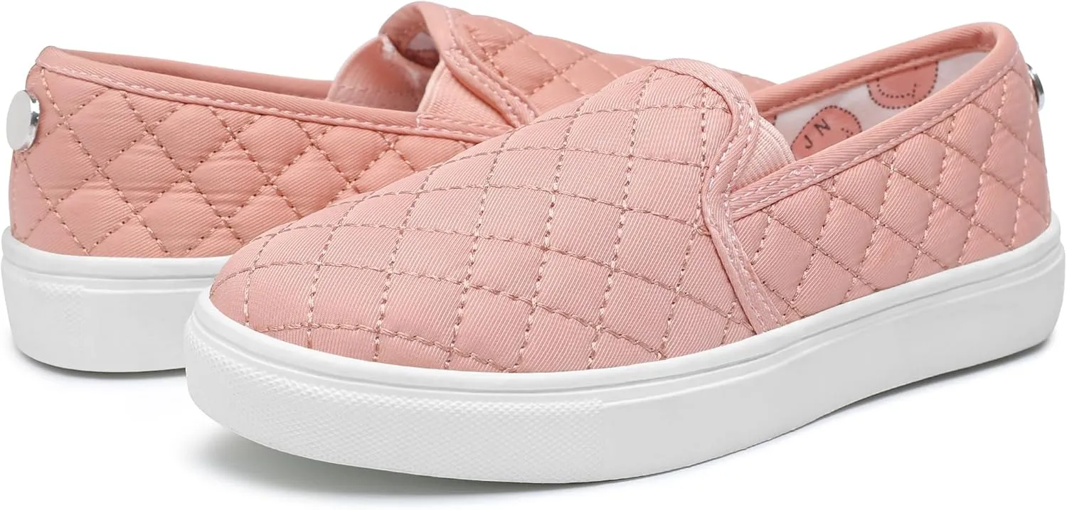 Sneakers for Girls Slip On Shoes Little/Big Kid Comfort Low Top Fashion Tennis/Walking Casual Sneakers for Kids