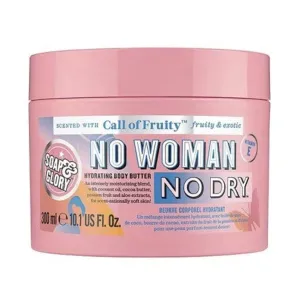Soap & Glory Call of Fruity Body Butter - Moisturizing Body Cream with Vitamin E, Coconut Oil & Aloe Extracts - Tropical Fruits, Juicy Melon & Hibiscus Cocoa Butter for Dehydrated Skin (300ml)