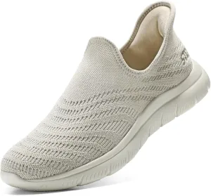 STQ Slip on Sneakers Women Walking Shoes Orthopedic Tennis Arch Support Orthopedic Maternity Elderly Plantar Fasciitis Standing Comfort Workout Travelling