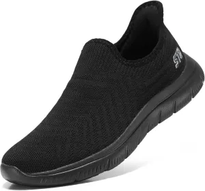 STQ Slip on Sneakers Women Walking Shoes Orthopedic Tennis Arch Support Orthopedic Maternity Elderly Plantar Fasciitis Standing Comfort Workout Travelling