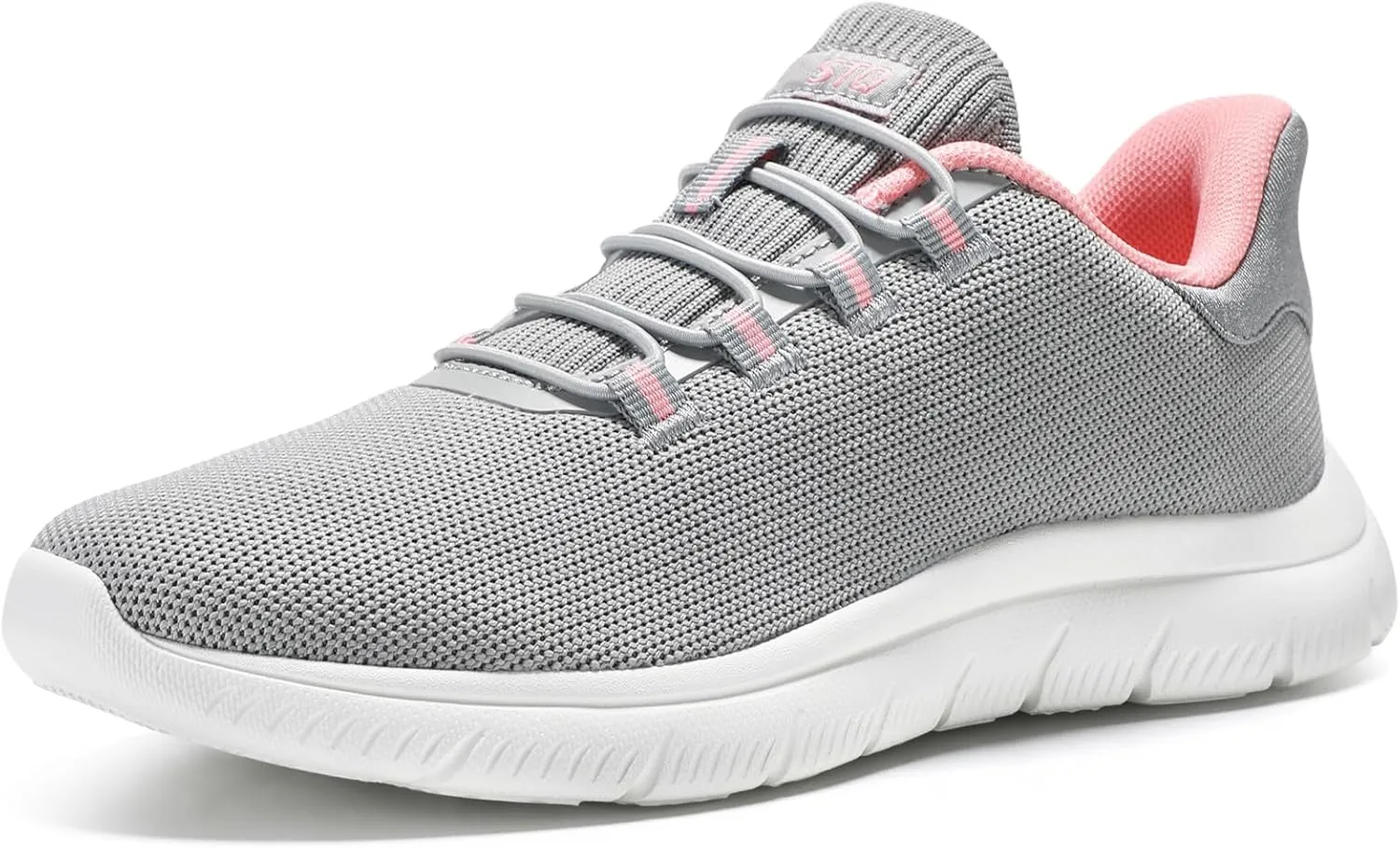 STQ Slip on Sneakers Womens Walking Shoes Tennis Orthopedic Arch Support Non Resistant Lightweight Comfort Maternity Pregnant Nurse