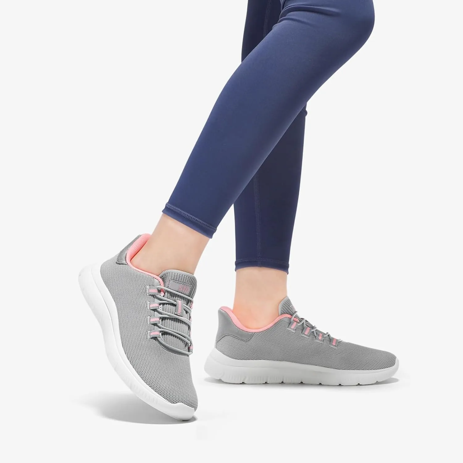 STQ Slip on Sneakers Womens Walking Shoes Tennis Orthopedic Arch Support Non Resistant Lightweight Comfort Maternity Pregnant Nurse