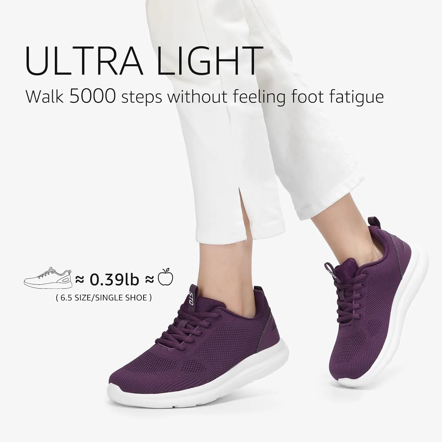 STQ Wide Toe Box Walking Shoes Women Orthopedic Swollen Feet Diabetic Tennis Running Sneakers for Plantar Fasciitis Arch Support Bunions
