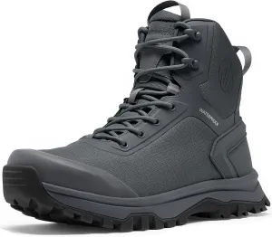 Tactical Boots for Men Lightweight Military Combat Boot Side Zipper Motorcycle Hiking Work Boots Waterproof 8 Inches