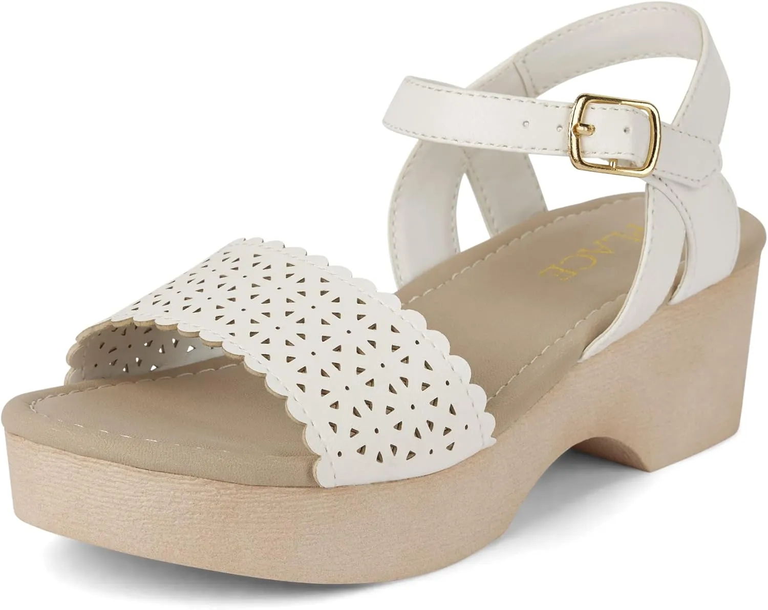The Children's Place Girl's Open Toe Low Heel Clog Sandals