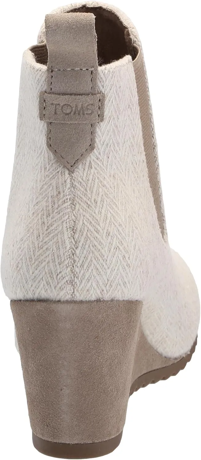TOMS Women's Bailey Ankle Boots,Suede/Textile/Leather – Booties for Women
