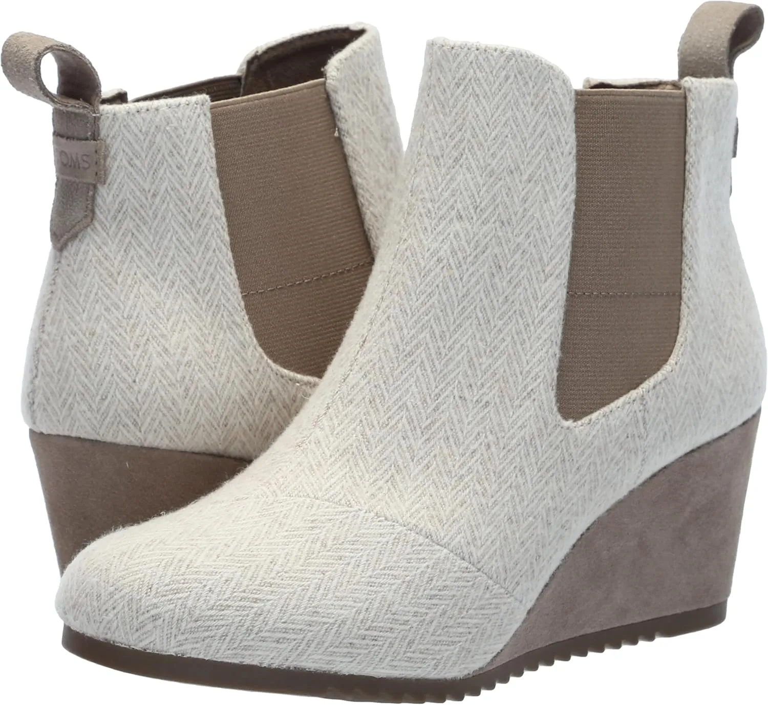TOMS Women's Bailey Ankle Boots,Suede/Textile/Leather – Booties for Women