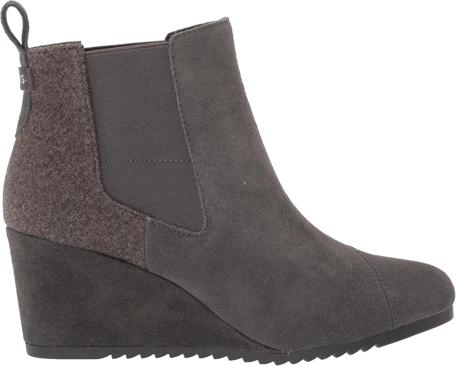 TOMS Women's Bailey Ankle Boots,Suede/Textile/Leather – Booties for Women