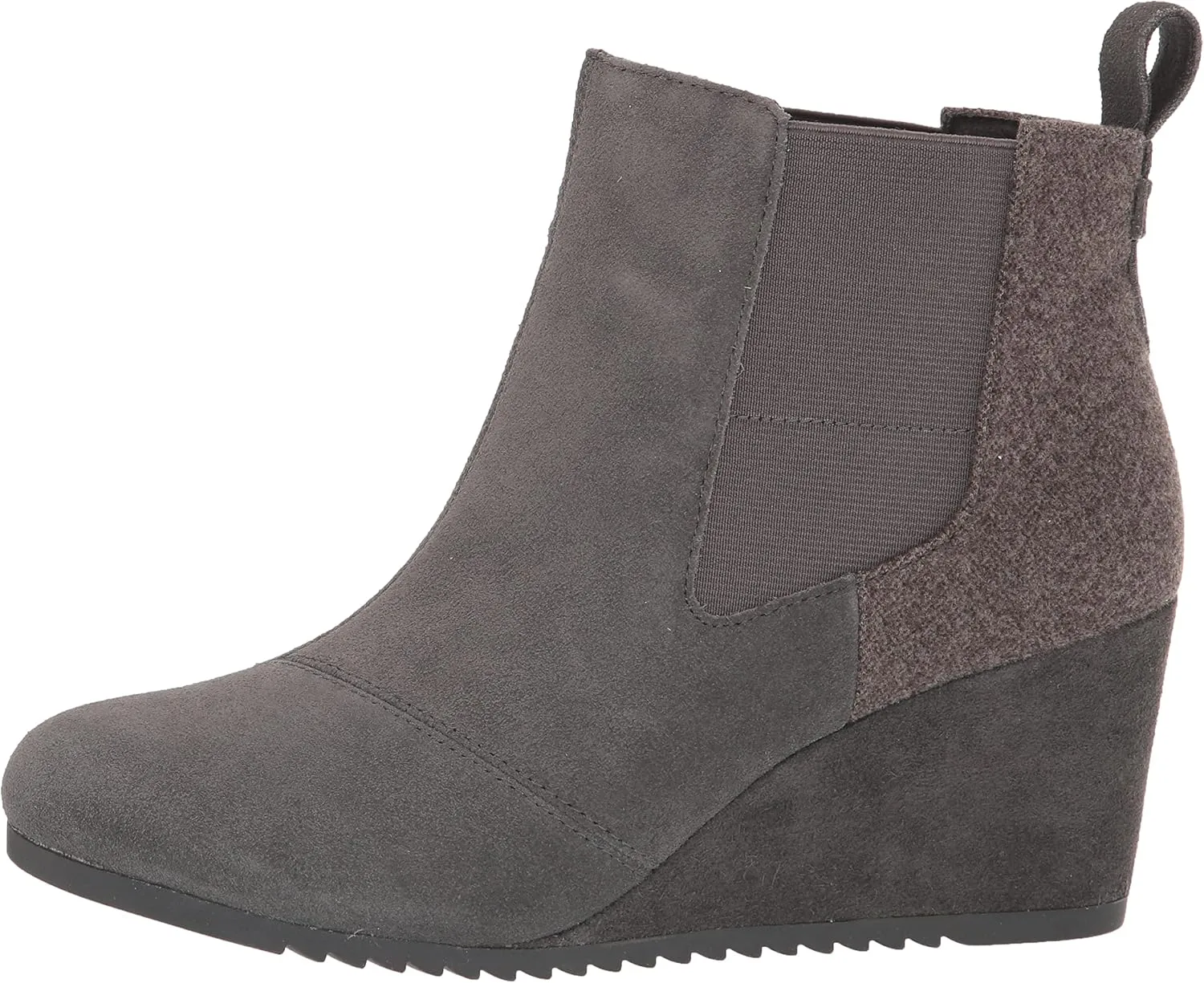 TOMS Women's Bailey Ankle Boots,Suede/Textile/Leather – Booties for Women