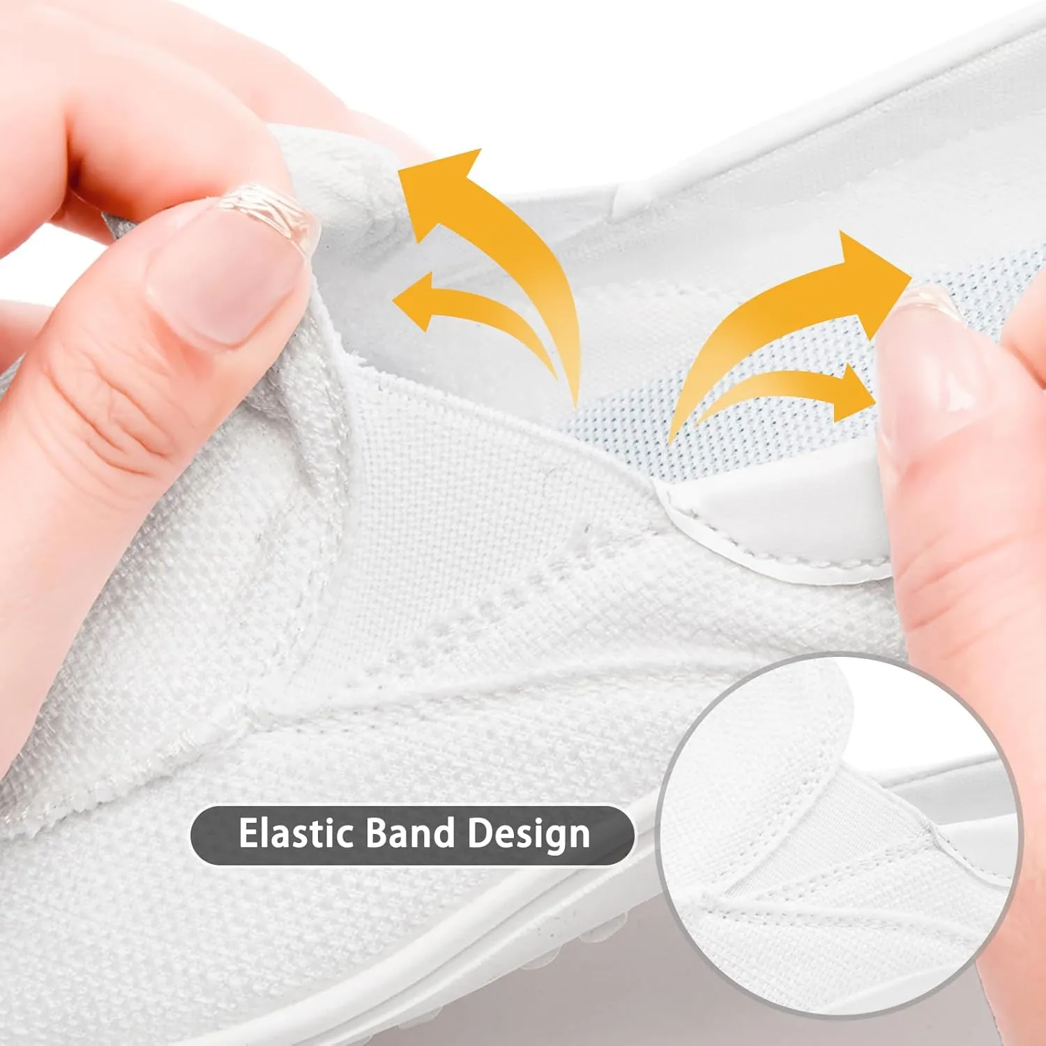 Tvtaop Women's Grey Casual Fashion Sneakers, Slip-On, Low Top, Non-Slip, Lightweight, Breathable, All-Day Comfort, Zero-Drop Sole, Versatile, Adult US Women's Sizes