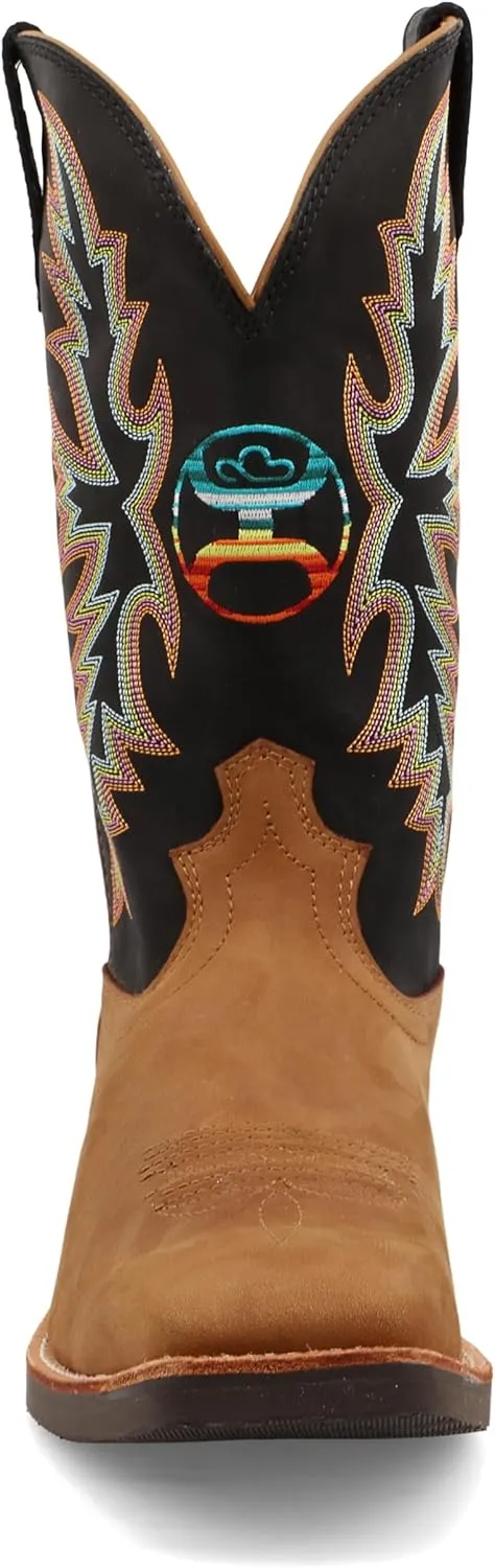 Twisted X Men's 12" WS Toe Hooey Boot - Western Pull-on Boots