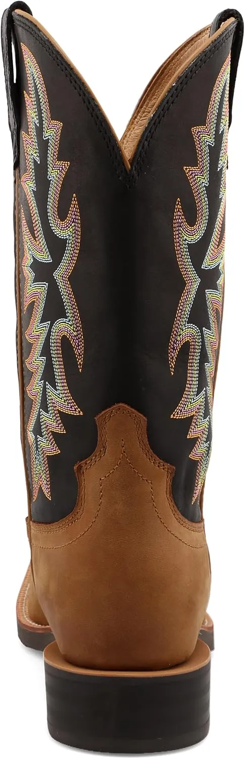 Twisted X Men's 12" WS Toe Hooey Boot - Western Pull-on Boots