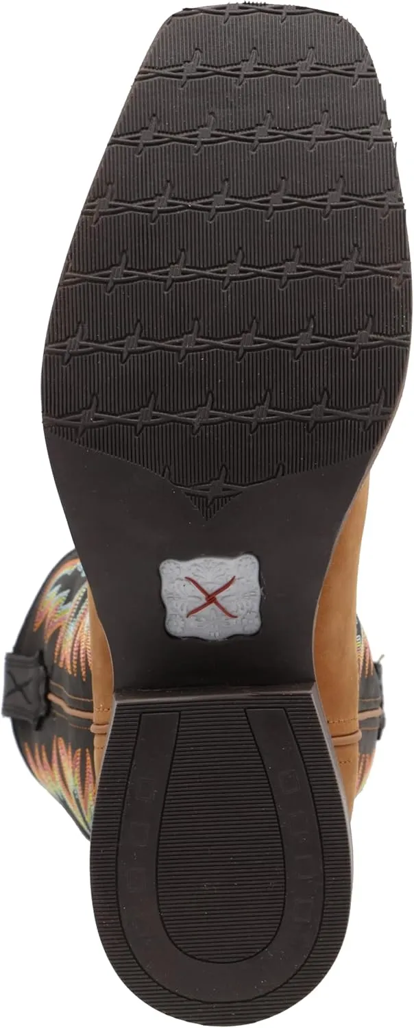 Twisted X Men's 12" WS Toe Hooey Boot - Western Pull-on Boots