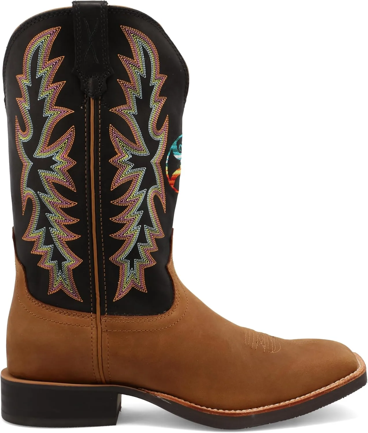 Twisted X Men's 12" WS Toe Hooey Boot - Western Pull-on Boots