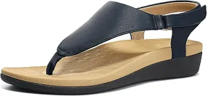UTENAG Womens Arch Support Sandals Orthotic Adjustable Thong Flip Flops Shoes